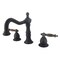 Kingston Brass KS1975TL 8" Widespread Bathroom Faucet, Oil Rubbed Bronze KS1975TL - alternate 1